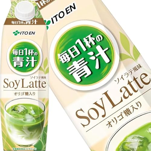 伊藤園 毎日1杯の青汁 まろやか豆乳ミックス 1L×6本 紙パック (野菜